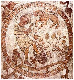 Uno scorcio dello splendido mosaico di Otranto